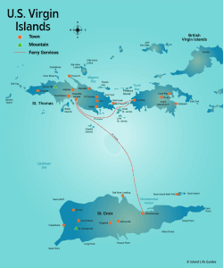 U.S. Virgin Islands Map