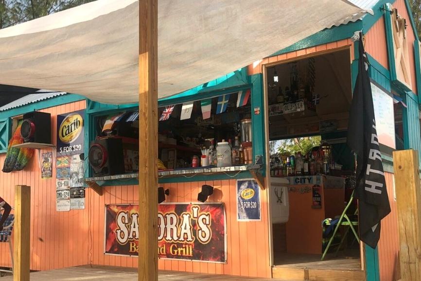 The Best Antigua Restaurants: Sandras Beach Shop Bar And Grill - Antigua