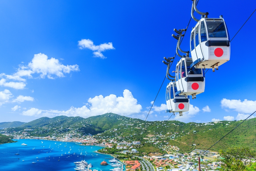 The Best Things To Do In US Virgin Islands: Skyride Paradise Point