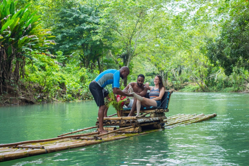 Jamaica Visitors Guide - Experience Bamboo Rafting at Lethe Rafting Village
