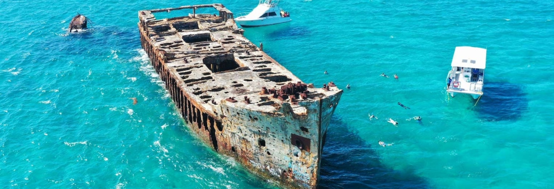 Bimini Visitors Guide - 3. Snorkel or Dive the Sapona Wreck