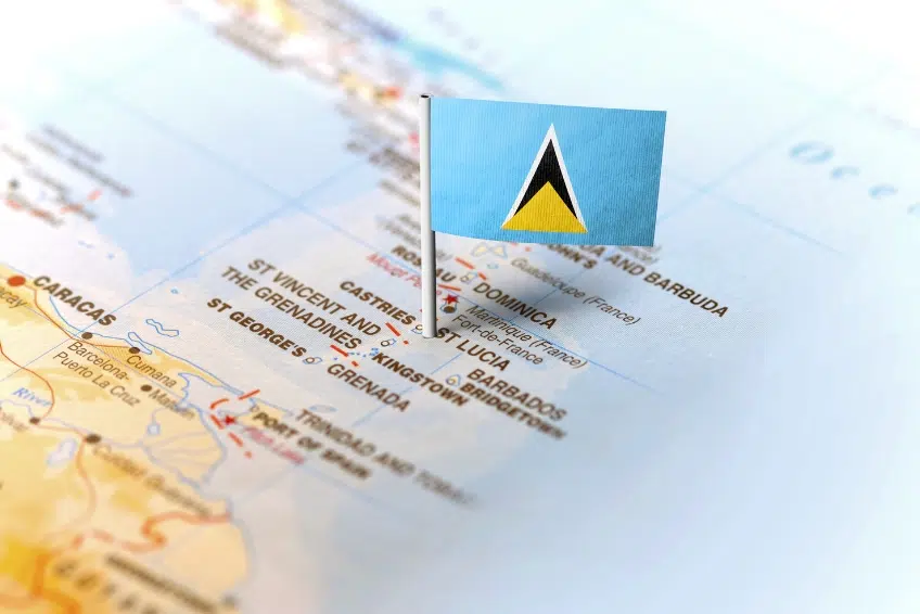 St. Lucia Location