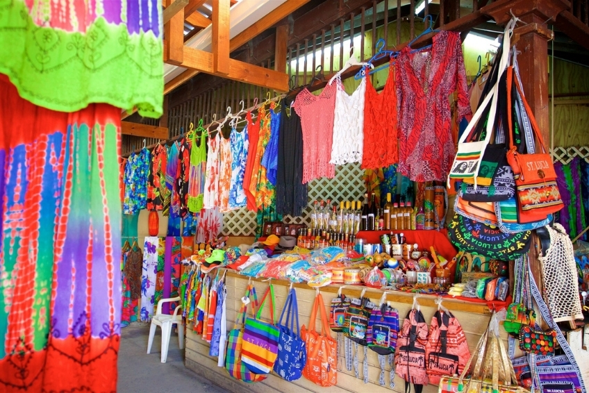 Best St. Lucia Rainy Day Activities: Indoor Shopping at Castries Markets and Modern Malls