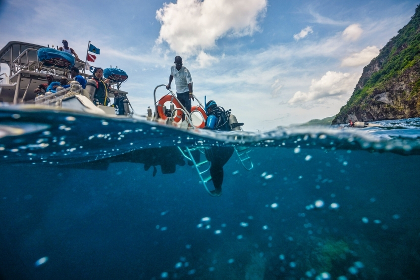 Best St. Lucia Water Activities: Scuba Diving