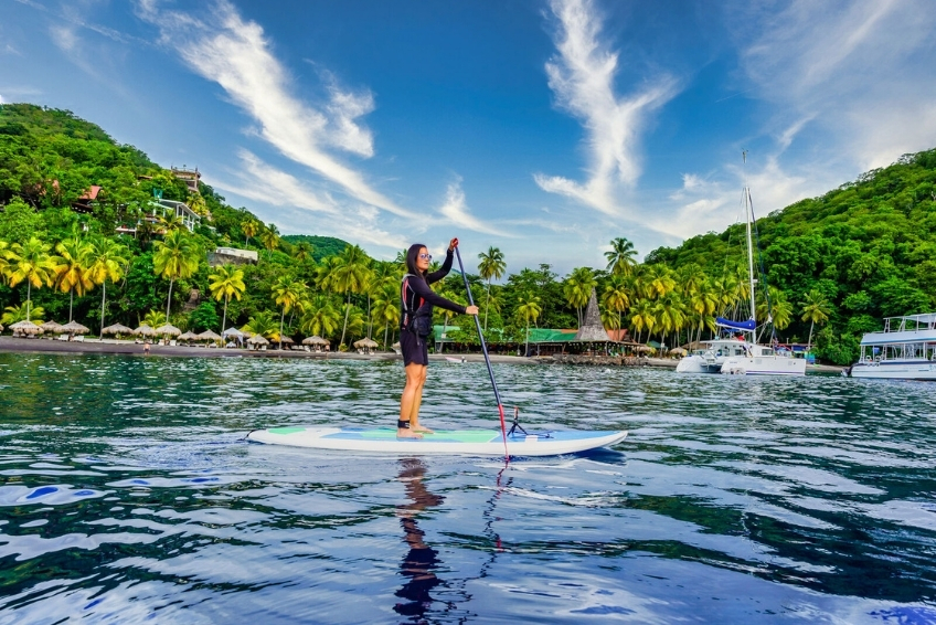 Best St. Lucia Water Activities: Stand-Up Paddleboarding and Water Sports