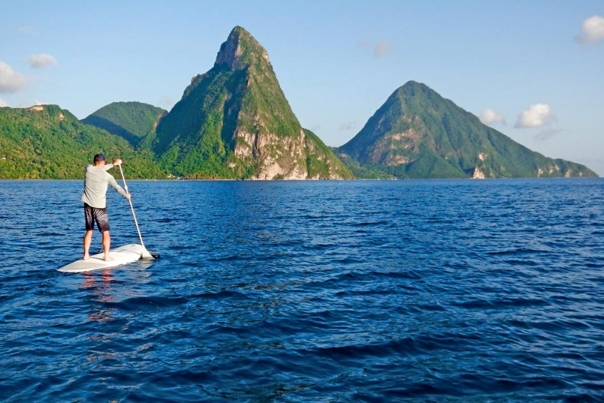 Best St. Lucia Water Activities: Stand-Up Paddleboarding and Water Sports