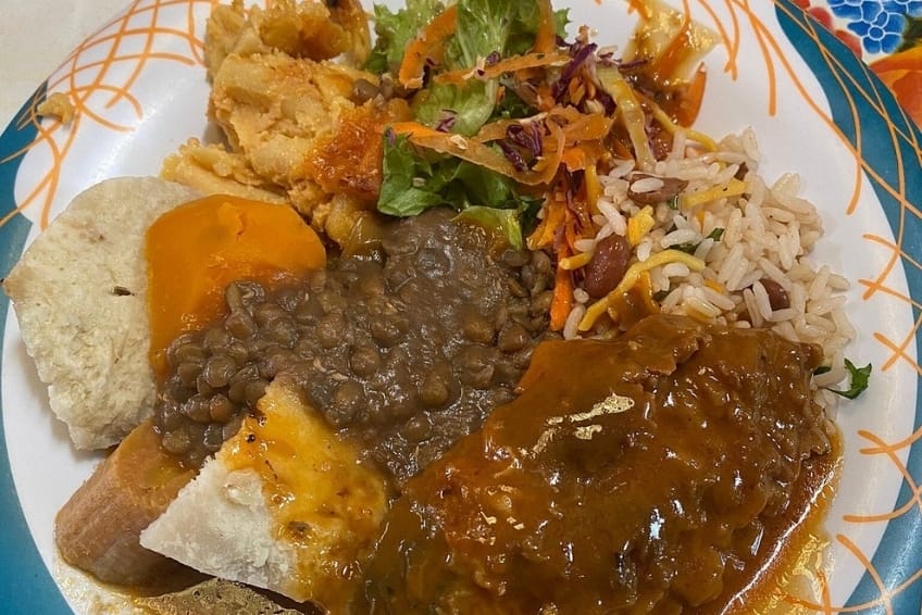 Best St. Lucia Budget Friendly Restaurants: Castries Market Food Stalls