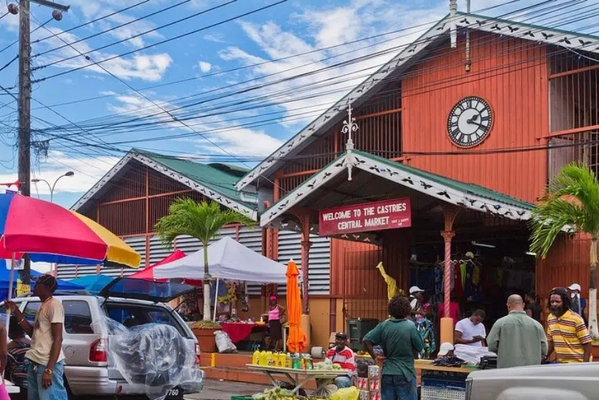 Best St. Lucia Budget Friendly Restaurants: Castries Market Food Stalls