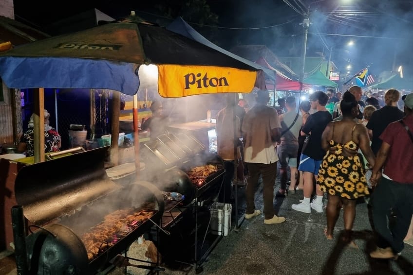 Best St. Lucia Budget Friendly Restaurants: Gros Islet Friday Night Jump Up